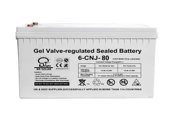 12V 80AH 태양 젤 배터리